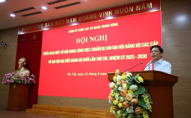 Đảng ủy Khối các cơ quan Trung ương triển khai các nội dung chuẩn bị tổ chức Đại hội đảng bộ các cấp